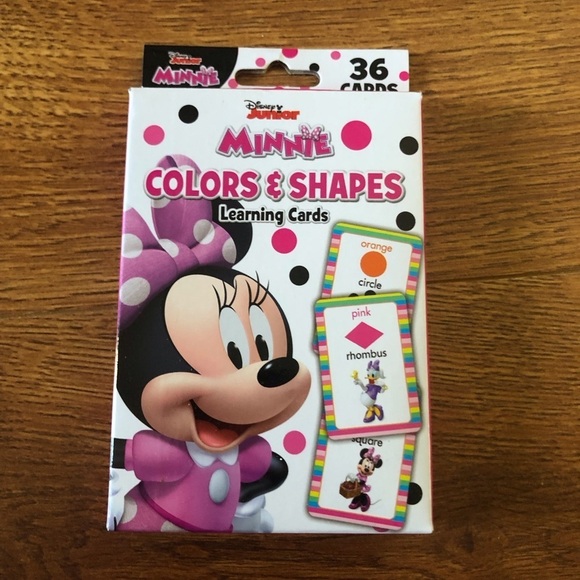 Disney Junior Minnie Colors & Shapes flash cards - Picture 1 of 2